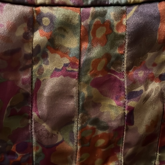 Silk midi dress - vintage - Picture 5 of 7